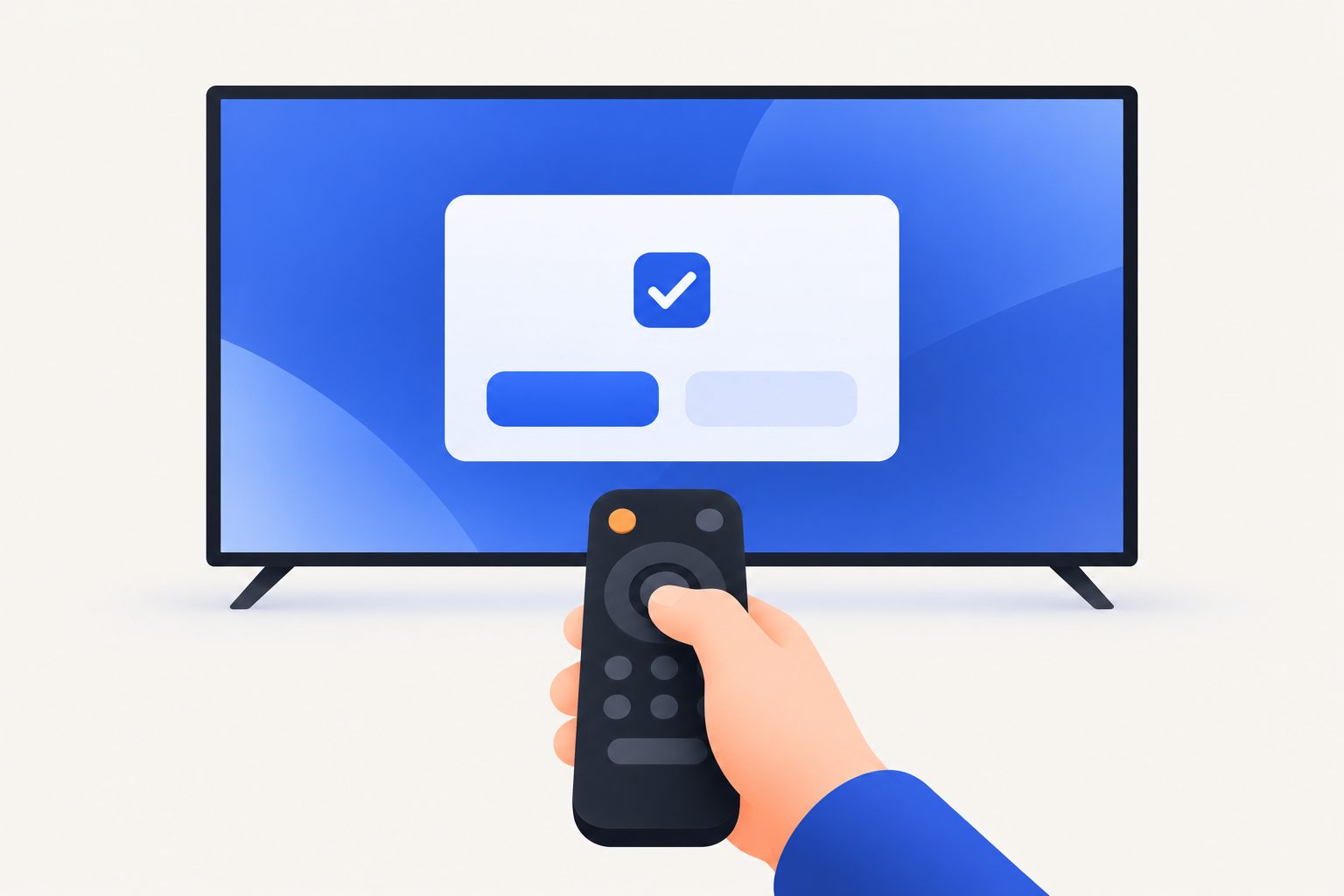 La richiesta Consentire il debug USB sullo schermo della TV